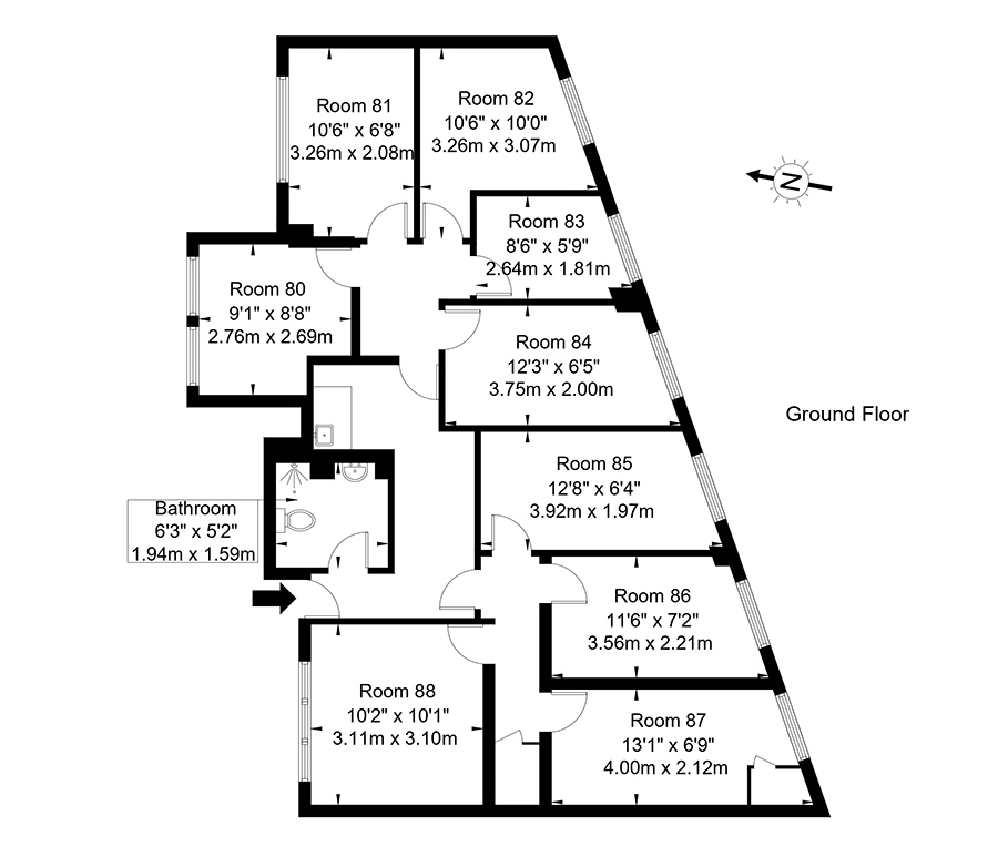 Floor Plan Hampstead West